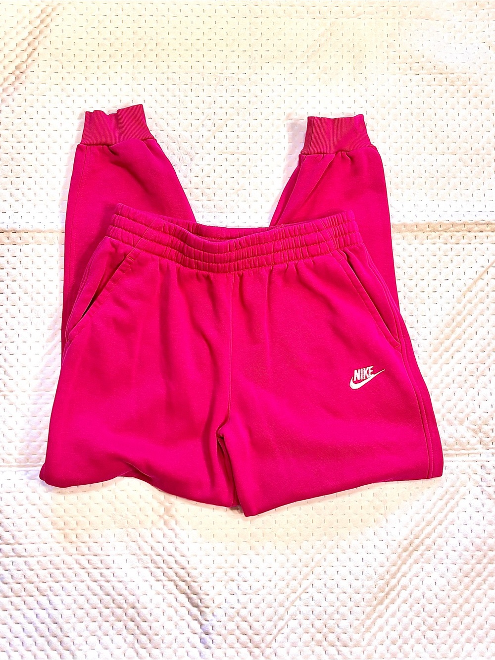 Nike Kids Fuchsia Pink Jogger Sweatpants